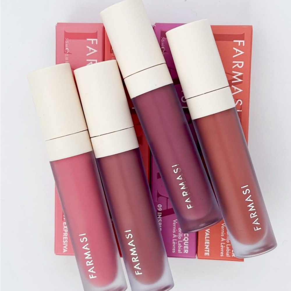 Farmasi Lip Gloss Collection - Pink, Purple, Brown